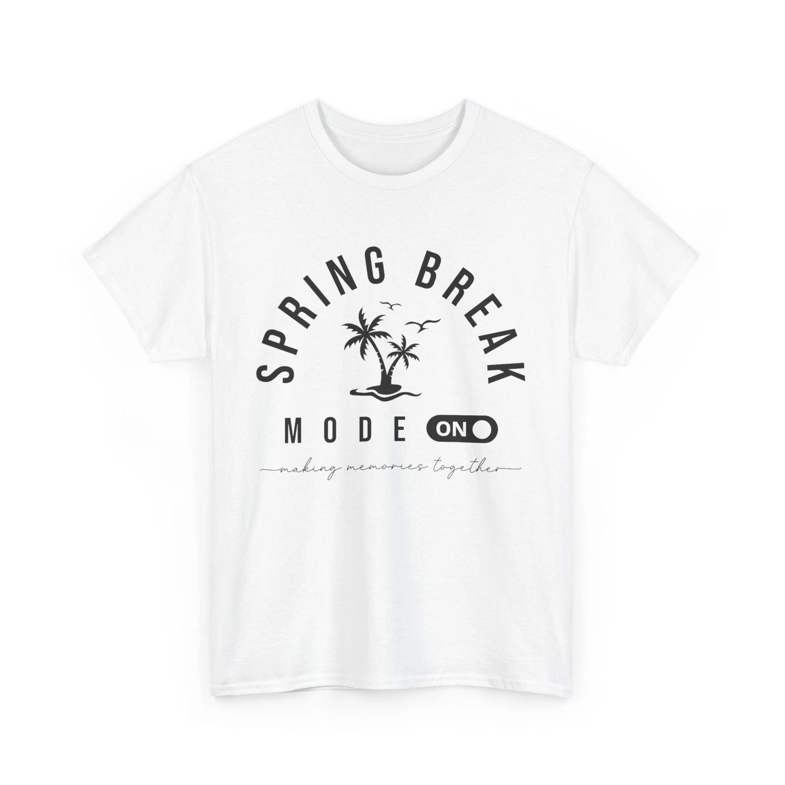 Spring Vacation Break 2025 Shirt, Palm Trees Lovers Mode On Women Men T shirt 3XL
