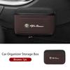Self Adhesive Car Side Door Storage Pocket Sticky Organizer Bag For Alfa Romeo Giulietta GT 159 147 156 Mito Brera Giulia Spider kjn456