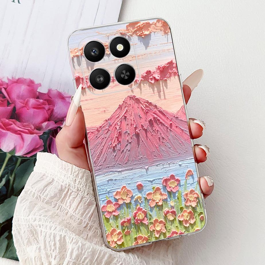 

For Honor 400 Smart 5G Case LGN-NX1 Cute Cartoon Painted Cover Soft Slim Phone Case For Honor X7d HonorX7d Honor400 Smart Fundas Honor 400 Smart
