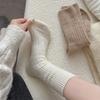 91% Wool Socks Women'S Autumn And Winter Thickened Warm Medium Tube Socks Day Solid Color Versatile Stacking Socks Women'S Socks