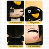 Cartoon Penguin Girl Plush Toy, Standing Sitting Lying Stuffed Penguin Doll, Game Inspired Animal Costume Girl Collectible Plushie, Gift for Kids