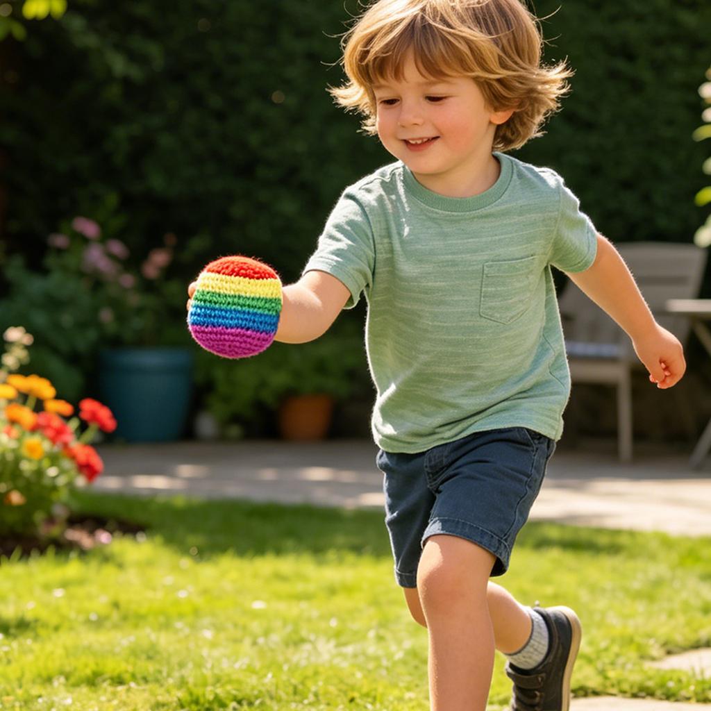 Handwoven Juggling Ball Lightweight and Portable for Hand Eye Coordination Training and Daily Recreational Use