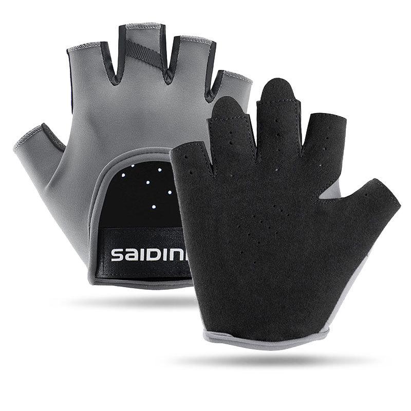 Sports cycling gloves women's half finger non-slip wear-resistant yoga outdoor running breathable fitness gloves