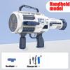 Launcher Shape Blower Soap Space Bubble Toy Kids Outdoor Fun Toy Large Automatic Rocket Bubble Gun Big Holes Bubbles Machine Gun