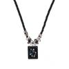 Collana con Ciondolo Zodiaco Creativo 2023 - Moda Retro Europea e Americana con Design alla Moda con Pietra del Tempo