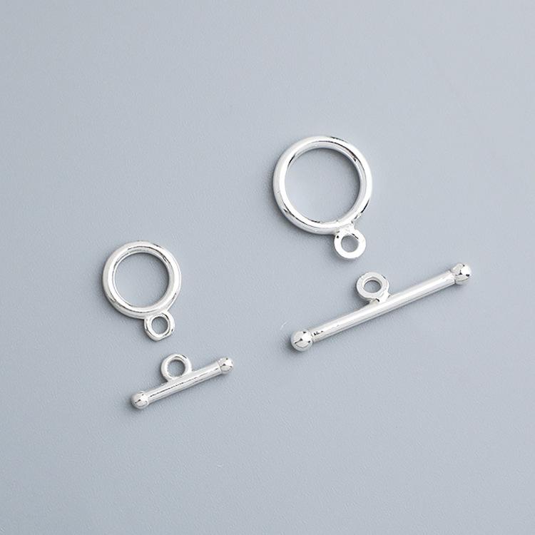 S925 Sterlingsilber OT Verbindungsverschluss für DIY Halskette & Armband Schmuck
