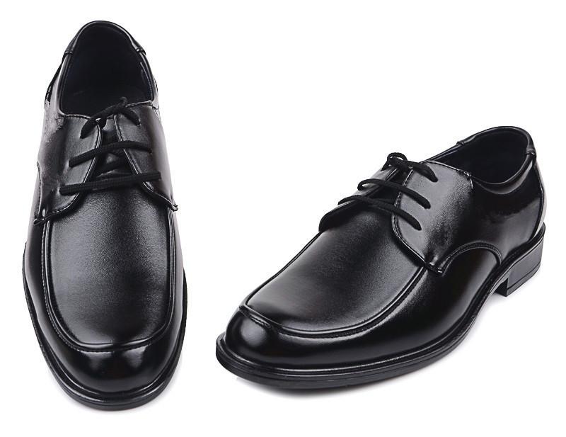 Fashion Men Dress Shoes Formal Business Work Soft Patent Leather Pointed Toe for Man Male Men's Oxford Flats 2024 New