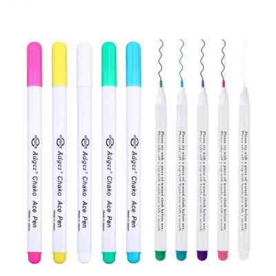 5Pcs Water Soluble Pens Cross Stitch Erasable Pencil Fabric Marking Pen DIY Marker Sewing Tools Cloth Accessories.