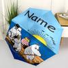 Custom Name Moomin Theme Automatic Umbrella, Lightweight & Portable, 8 Rib, Perfect for Outdoor Travel, Birthdays, Christmas, Gifts.