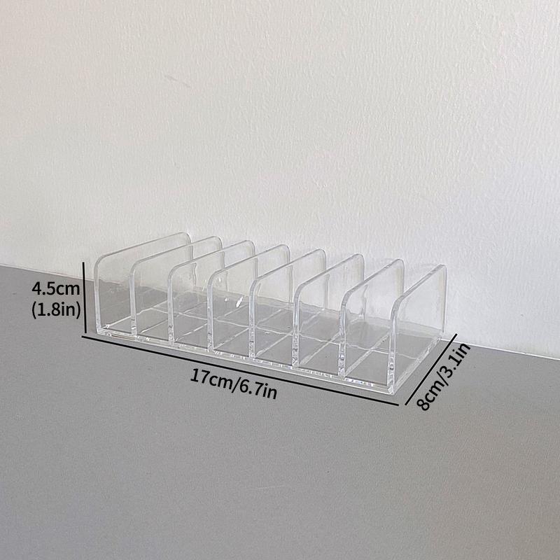 

7 Grids Multi-Function Cosmetic Shelf Acrylic Ointment Divider Rack Eye Shadow Cosmetics Display Tray Storage Box