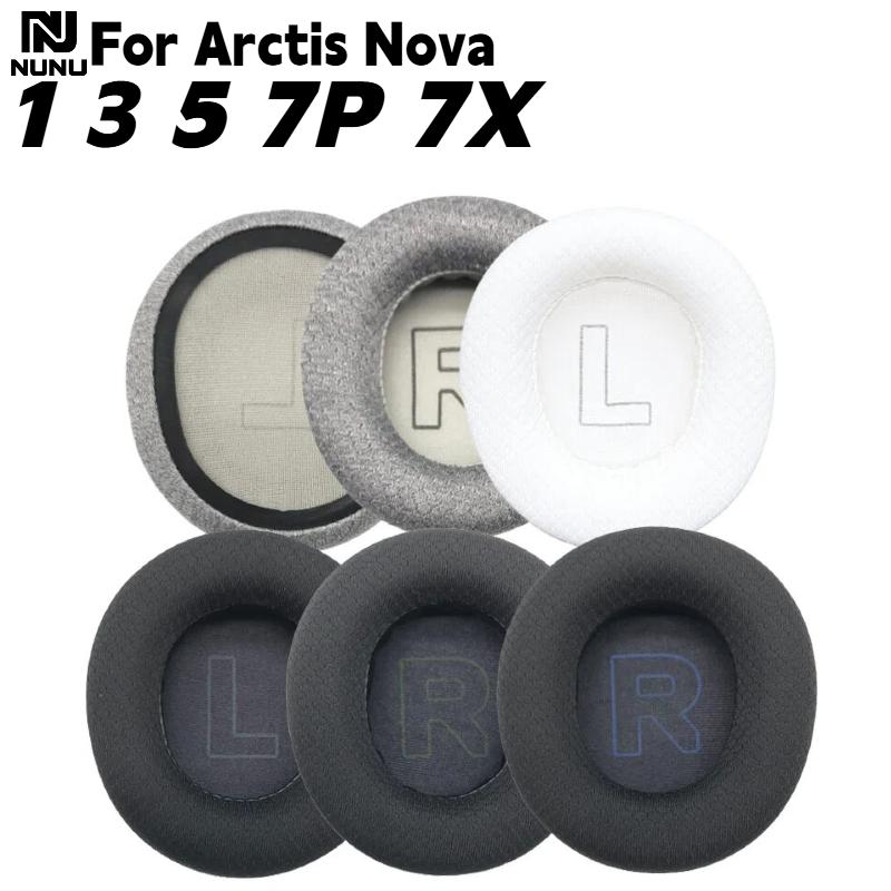 Replacement Football Net Ear Pads For Steelseries Arctis Nova 1 3 5 7P 7X Headphone Soft Memory Foam Pads/Earpads Repair Parts