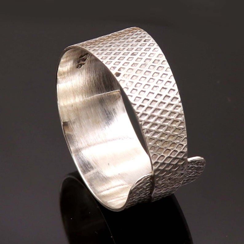 Designer Spinner Ring, 925 Sterling Silver Spinner Ring, Handcrafted Thumb Silver Ring, Boho Ring, Christmas Gift, Women's Ring,