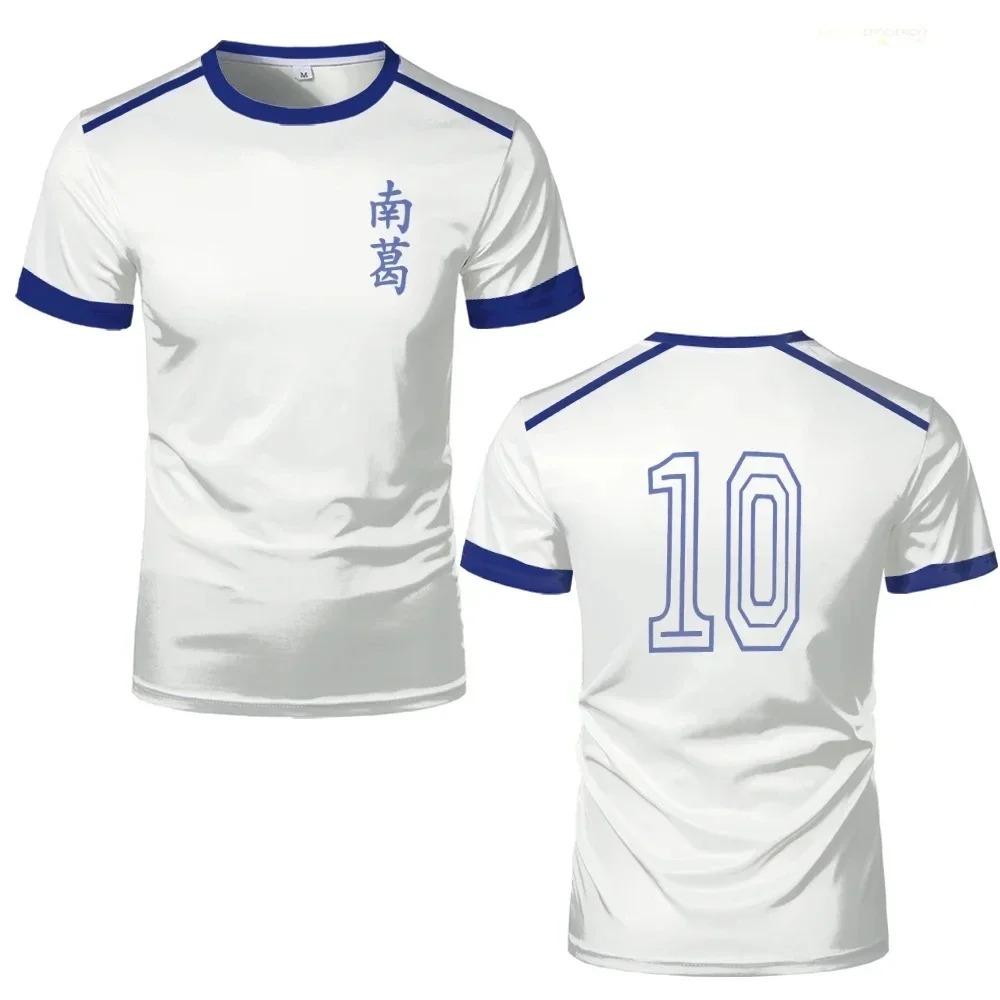 

Летняя футболка Captain Tsubasa Animated Jersey с 3D-принтом для мужчин и женщин больших размеров, спортивная, быстросохнущая, дышащая, с короткими рукавами M