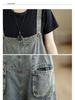 Women's Summer Loose-Fit Denim Overalls
