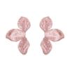 Summer New Trendy Folded Flower Earrings Cross Border Minority Fashion Temperament Oil Drip Ear Studs Women Jewelry Fashion