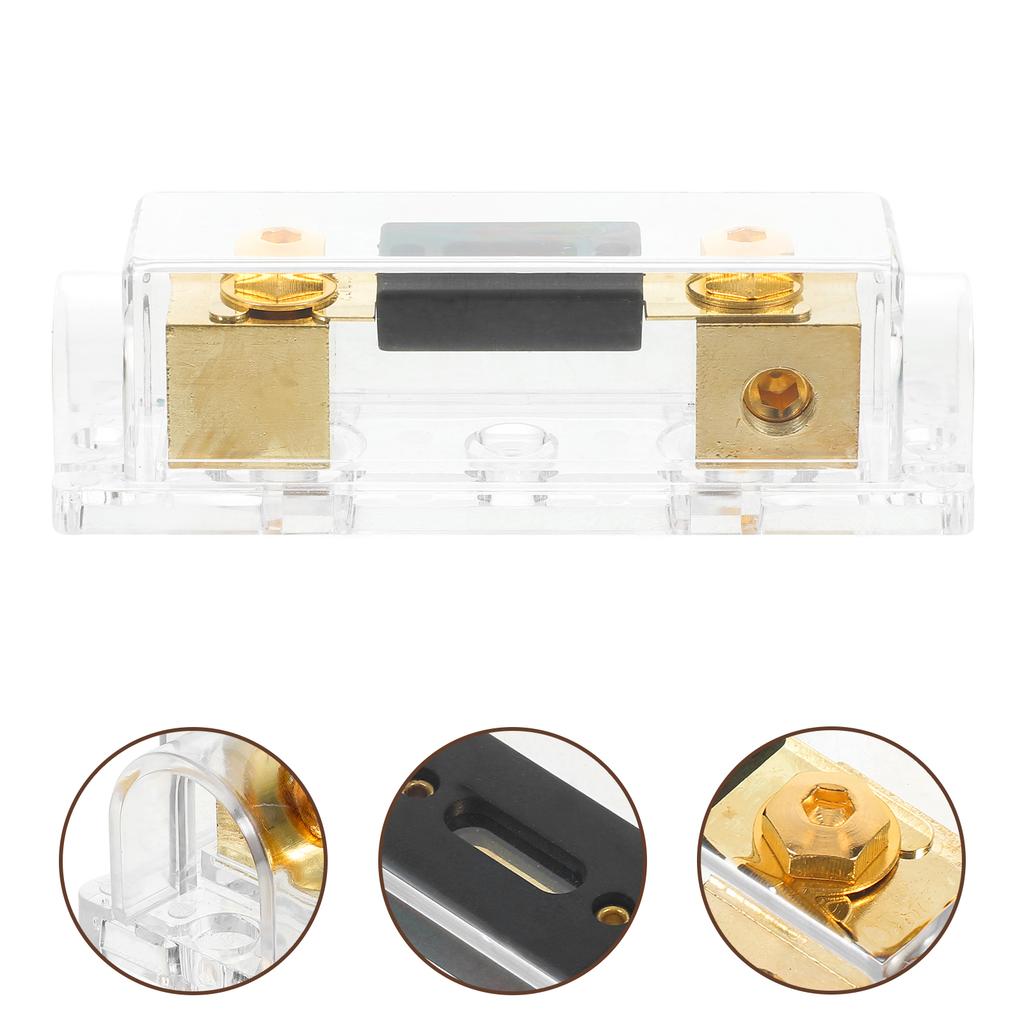 200A Auto Audio Block Durable High Power Protection Fuse Holder For Car Amplifier Stereo System Auto Amplifier Fuse Block