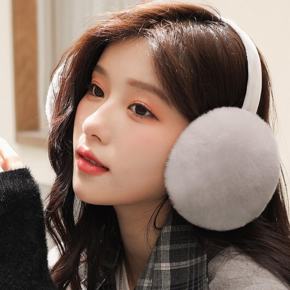 Folding Winter Earmuffs Warm Earflap Protection Fashion Plush Earmuffs Outdoor