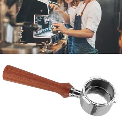 51mm bezdenny filtr do kawy 3 uszy jednowarstwowy Portafilter ekspres do kawy filtr bez dna do Delonghi F Redwood