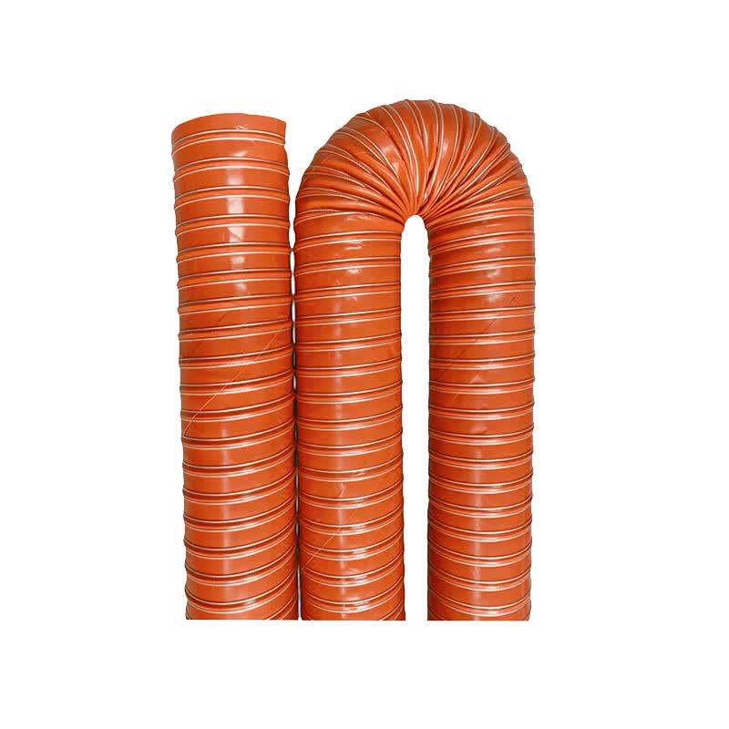 Thickened Red High-Temperature Silicone Exhaust Duct