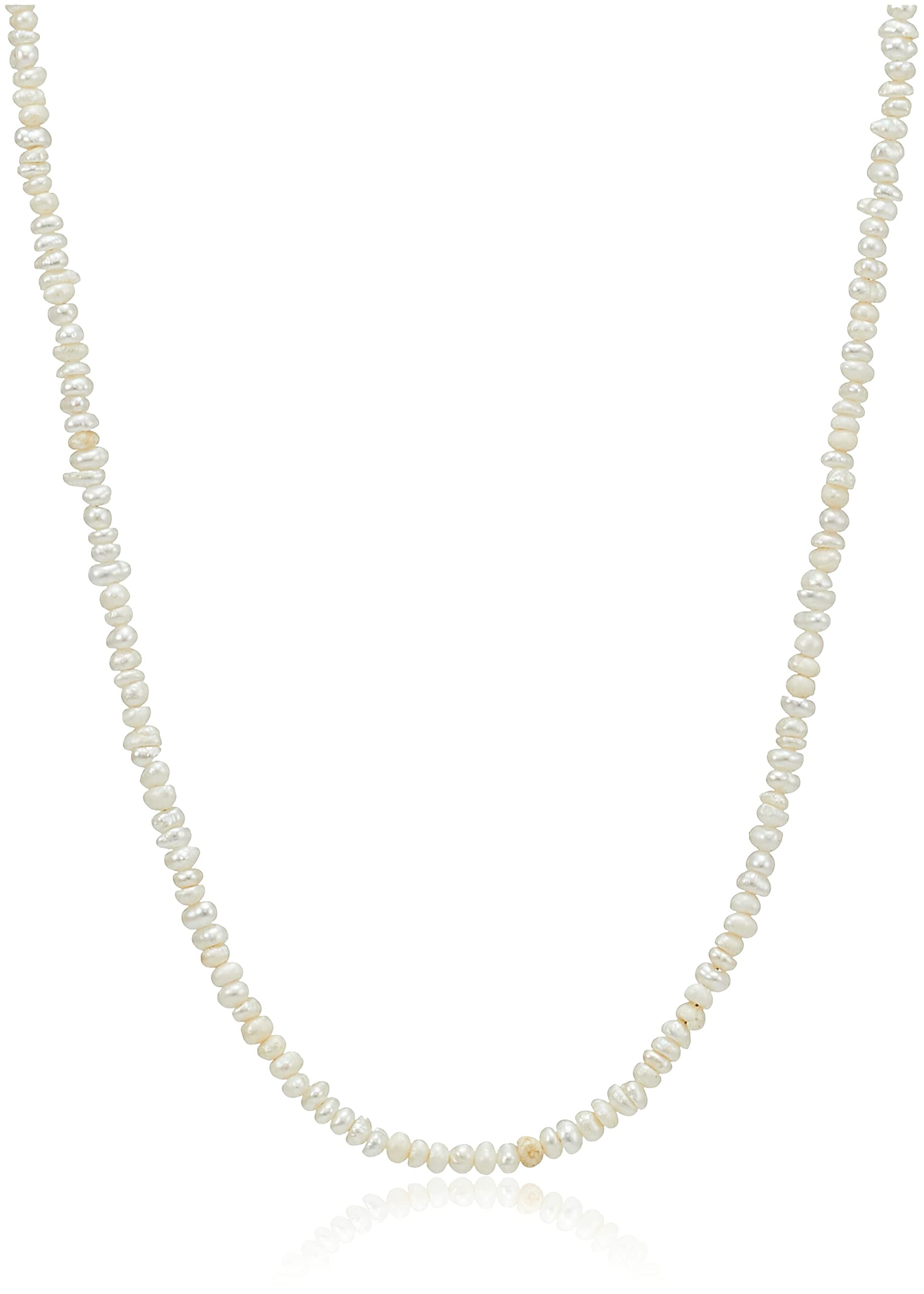 

Shop Freshwater Pearl Baroque Pearl Necklace Simple Metal Hypoallergenic Made in Japan nif0066 Gold 50cm [Jewelry M] Women s