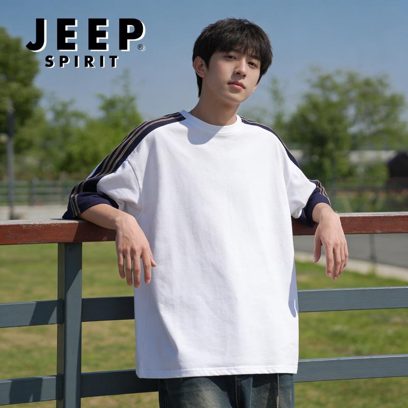Мужская модная футболка с коротким рукавом JEEP SPIRIT L