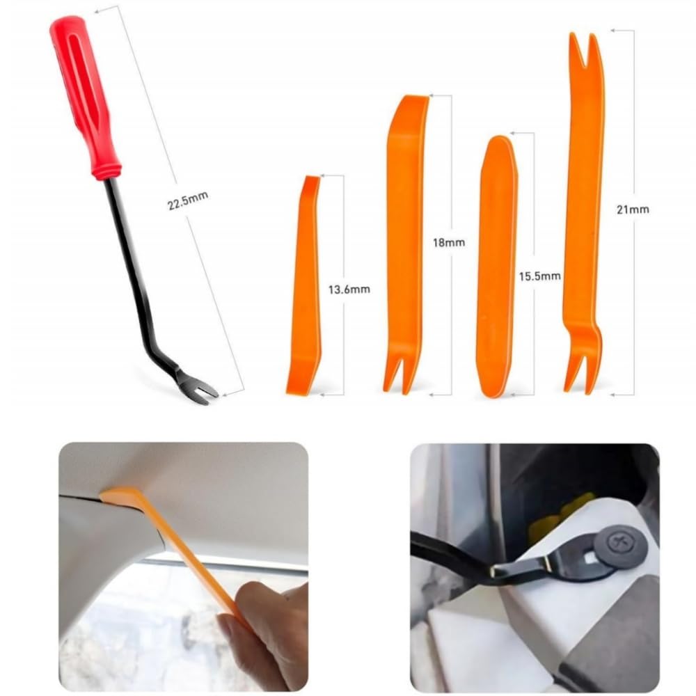 Bumper Clips, Trim Clips, 655 Pcs 16 Types Universal Car Fender Bumper Clip Push