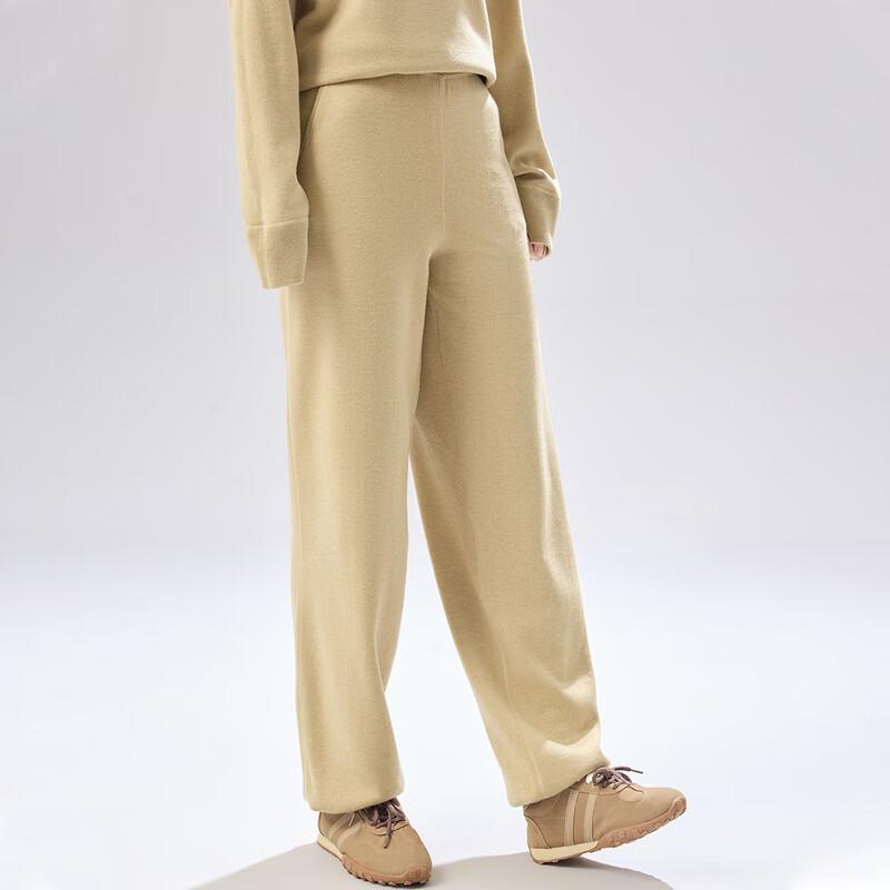 Women's Jinju Thickened Wool Blend Straight-Leg Casual Pants