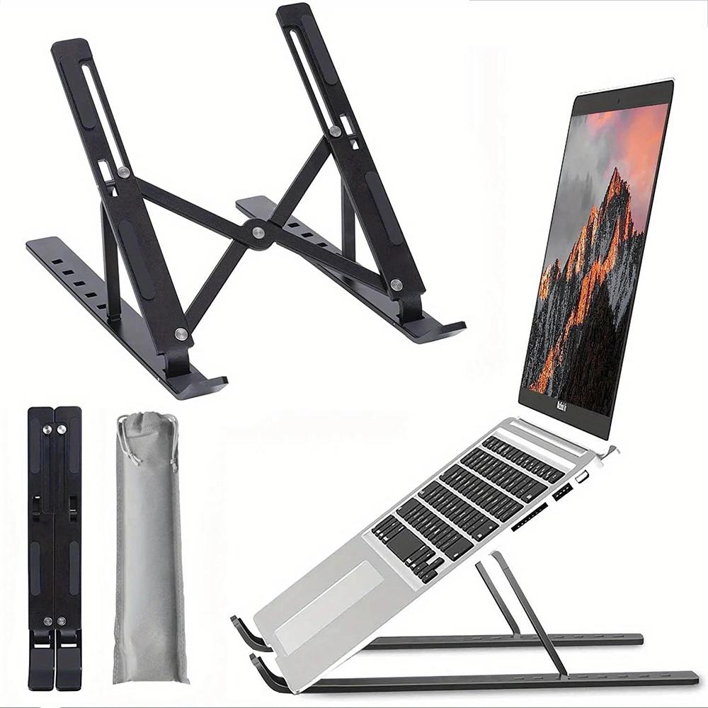 Portable Notebook Cooling Stand Notebook Computer Riser Holder Adjustable Laptop Stand For Macbook Air Office Desk Accessories