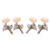 4Pcs Guitar String Tuning Peg 2 Hole 2 Left 2 Right Tuner Key Machine Head Set Kit