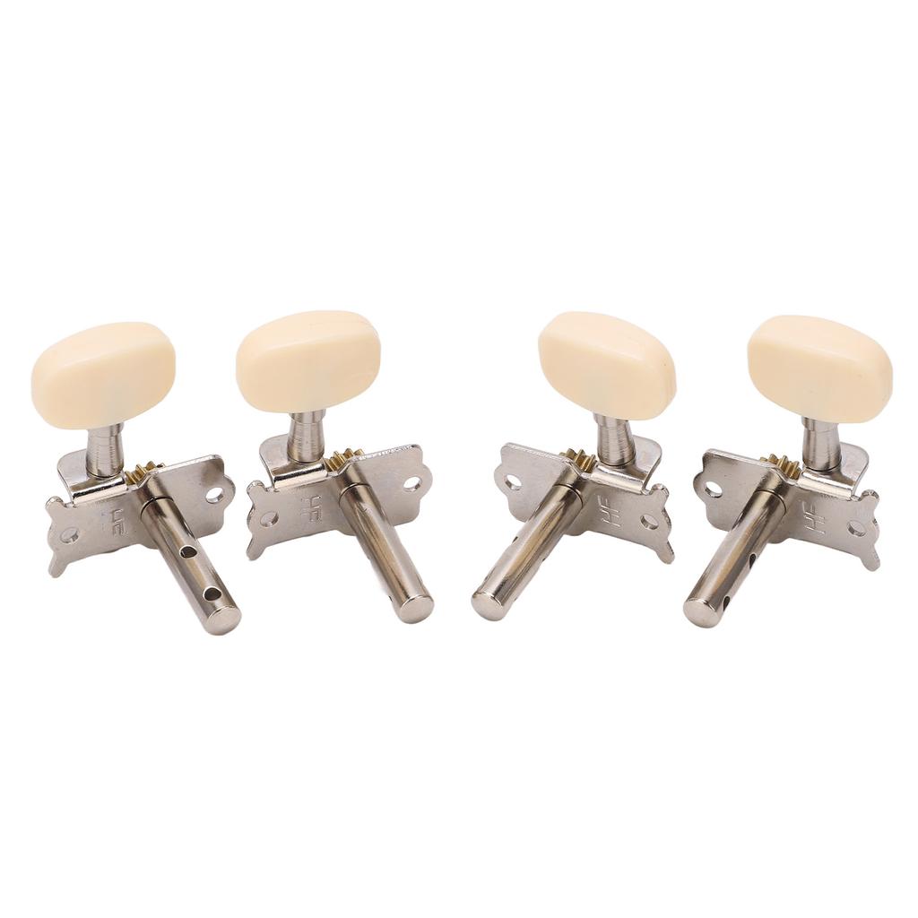 4 Stück Gitarrensaiten Stimmwirbel 2 Löcher 2 Links 2 Rechts Stimmmechanik Satz Kit