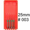 1 Balení 21mm 25mm Zubní Rotační Nosiče Pasty Spirální Plniče Lentulo Různé Strojní Plnění Zubní Lékařství Endodoncie Soubory Nástroje