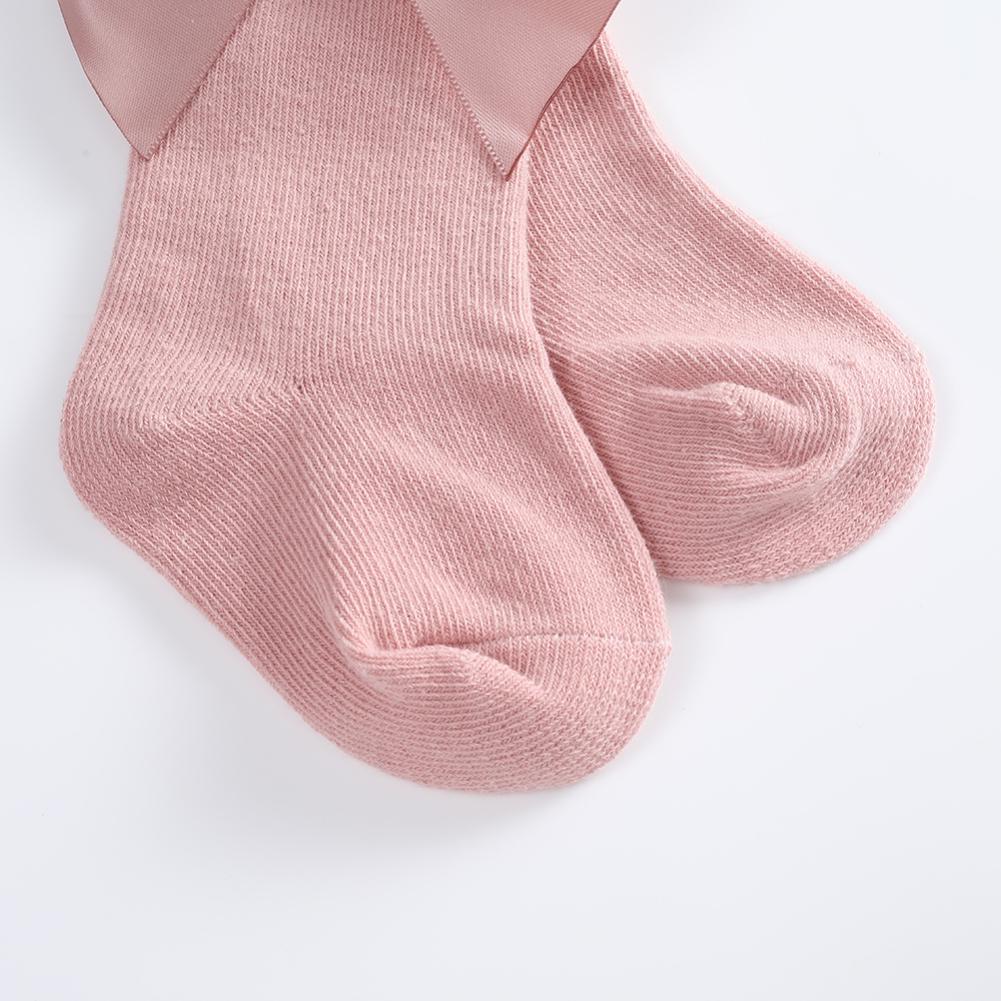 Newborn Baby Girls Socks Kids Socks Toddlers Big Bow Knee High Long Soft Cotton Lace Socks Children Socks 0-3Y
