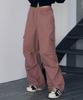 Ledeoli Parachute Wide Cargo Pants [Dusty Pink]