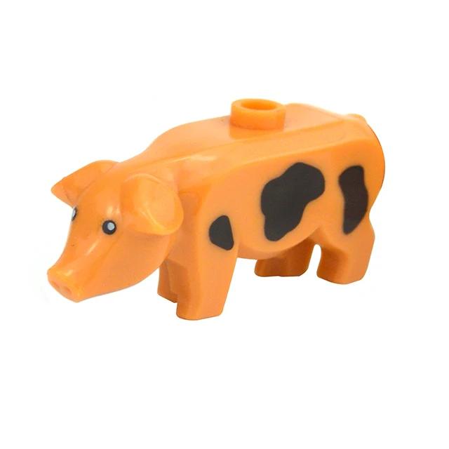 

Фигурки животных Классический строительный блок Город Олень Сова Коза Тигр Орел Зоопарк Ферма Аксессуары DIY Кирпич Дети Детская игрушка Leduo