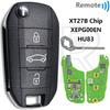 Great ID46/4A Chip 315/433MHz VVDI Global Version Car Remote Key For Peugeot 208 2008 301 308 508 5008 Citroen C2 C3 C4 C5 C6