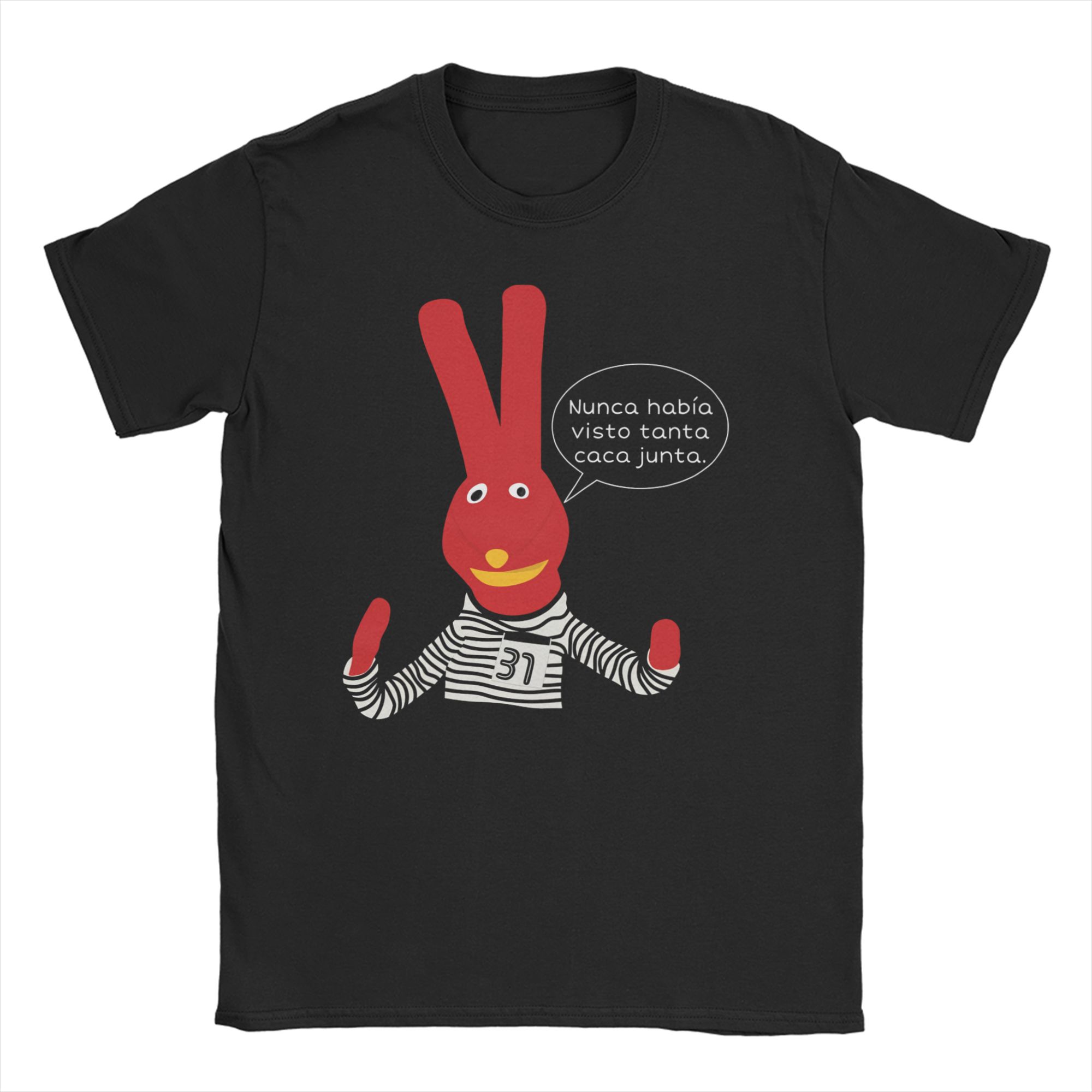 

Unisex Women TShirt 31 Minutos Funny Bodoque Quotes Amazing Cotton Tees Short Sleeve T Shirt Round Neck Clothing 3XL XL