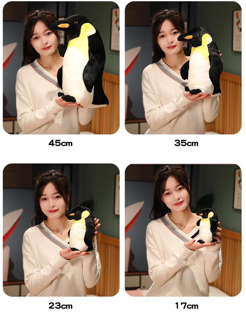 Penguin Plush Toy for Kids - Sleep Comfort Hug Pillow, Girls Doll, Birthday Gift