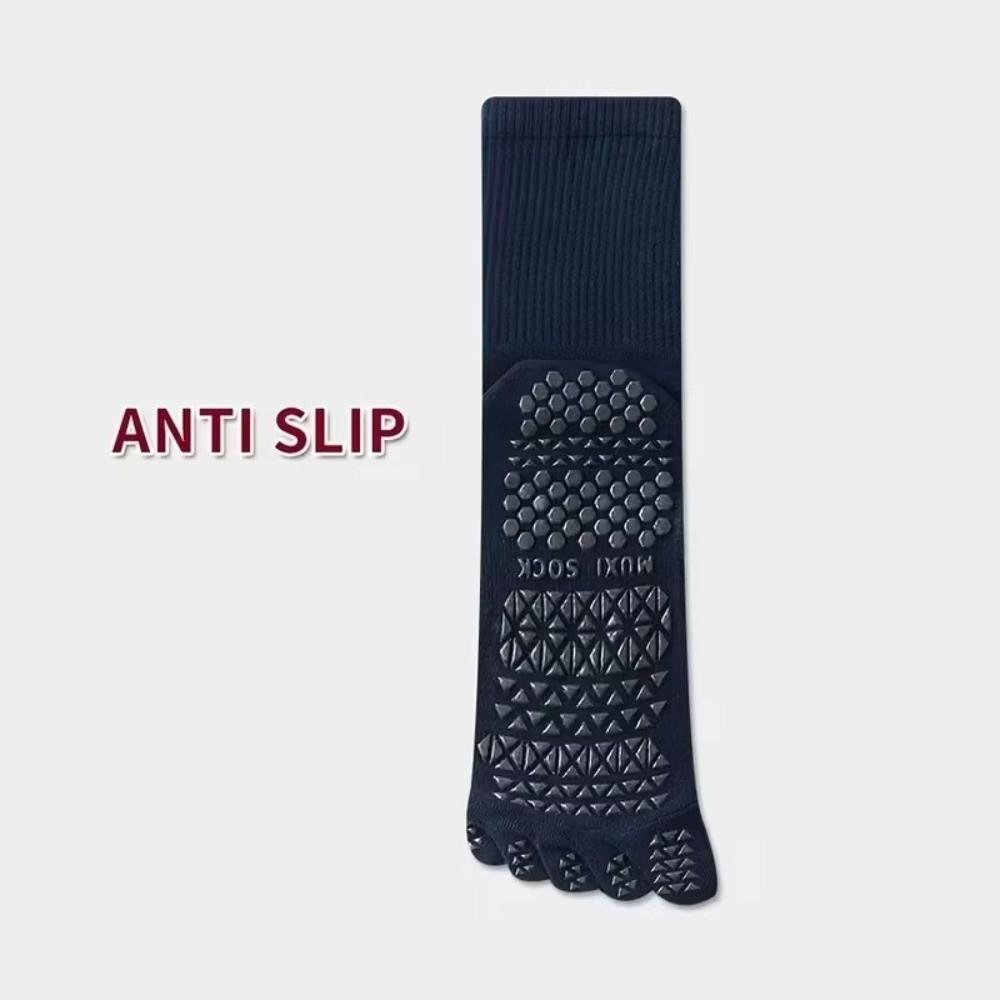 Breathable Yoga Socks Cotton Anti-Skid Floor Sock Sports Men's Five-Toe Socks Indoor Pilates Sock