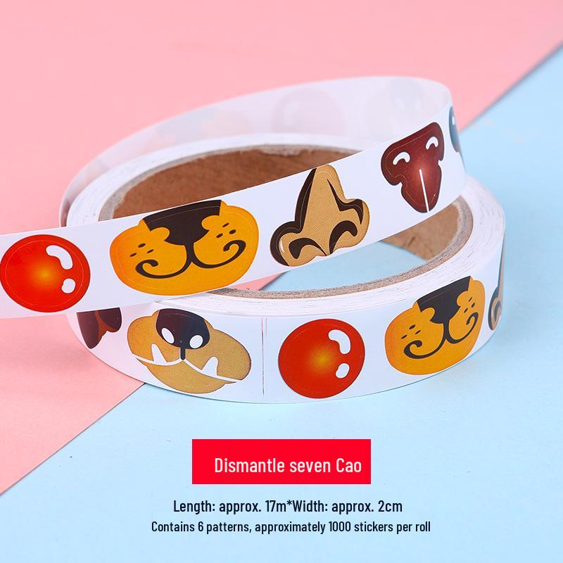 Selbstklebende Schwarz-Weiß-Augapfel-Sticker für DIY-Bastelarbeiten für Kinder