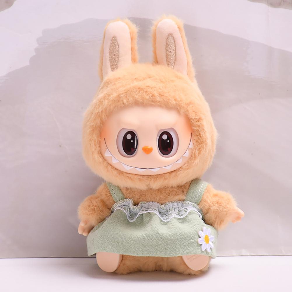 Pro 17 cm Labubu Oblečení pro panenky Módní Oblečení Mikiny Oblečení pro panenky Barevně sladěné Mikiny Panenky Doplňky Roztomilé dekorace Malé utěrky