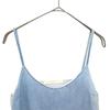 TELA Linen Blend Switching Cami One Piece XS Blue Switching Women Used