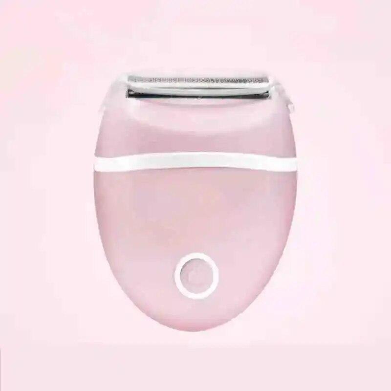 

Машинка для удаления волос, триммер для женщин, наконечник ножа, водостойкий, моющийся по всему телу, волосы в подмышках и на ногах без черных пятен розовый