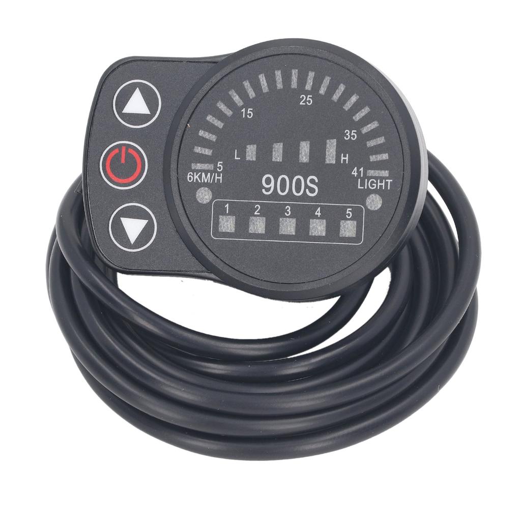 Electric Bike S866 LCD Display 24V 36V 48V 60V Waterproof Electric Bicycle LCD Display Panel for Replacement Modification