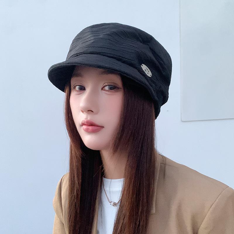 Osmihranná čepice pro děti Retro a univerzální Teplá baretka typu Newsboy Odolná proti větru a zvýrazňující obličej Malý baret pro podzim a zimu