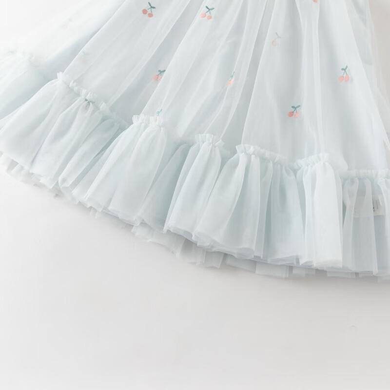 DAVE & BELLA Girls' Summer Mesh Princess Dress