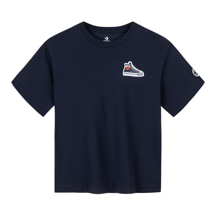 Converse Unisex T Shirts Crew Neck Moderate CV2522594 XL