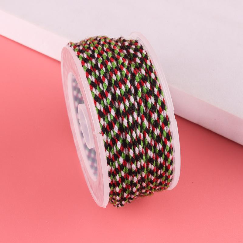 Sigu Sanhua Tibetan-Style Star & Moon Bodhi Cotton Thread - Non-Elastic, Wear-Resistant DIY Weaving Rope