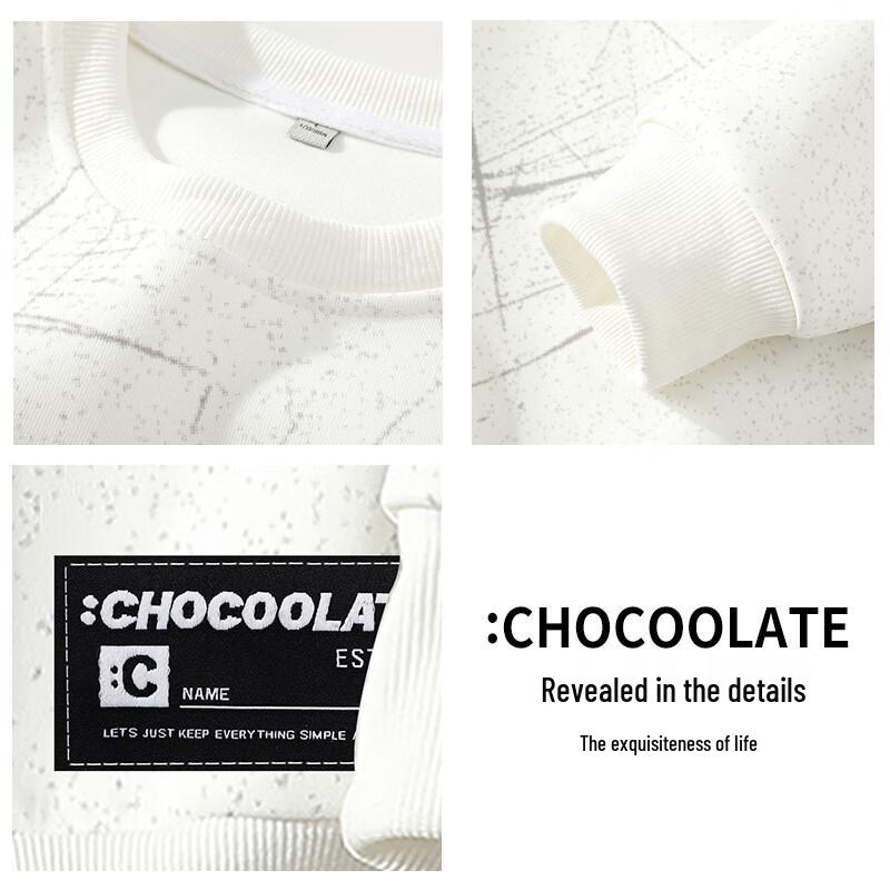 CHOCOOLATE Herren American Retro Locker Rundhals-Sweatshirt