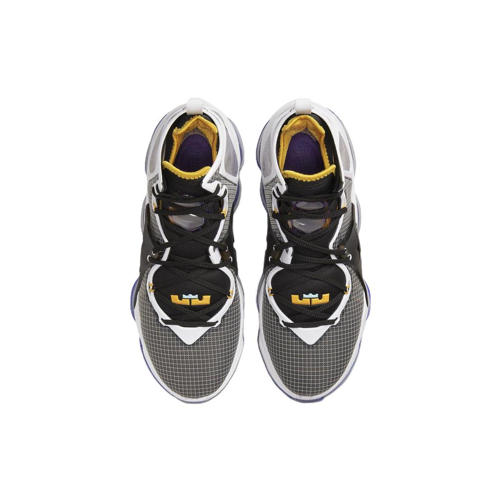 Nike LeBron 19 Herren Schwarz Weiß Lila Gold CZ0203-002