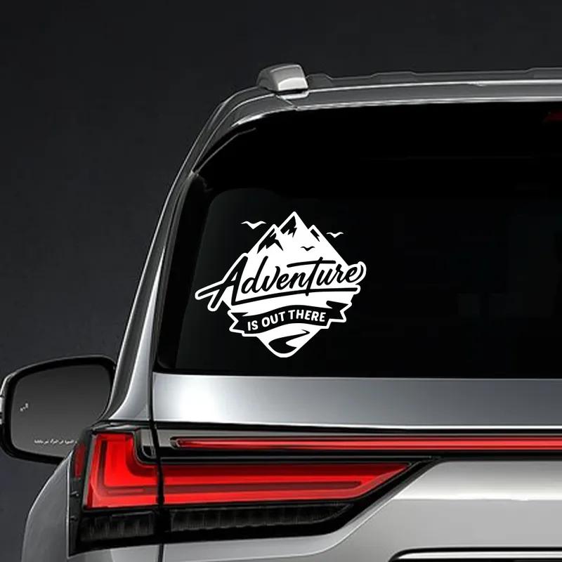 Car Stickers Adventure Is Out There Car Vinyl Decal Waterproof Vehicles Motorcycle Stickers Car Accessories Decoration Exterior